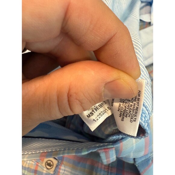 Peter Millar Crown Crafted Shorts Plaid Seersucker 9" Inseam Matlock Galaxy W34" - Picture 3 of 8